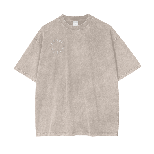 Acid Wash Oversize T-Shirt “scope” - 250 GSM