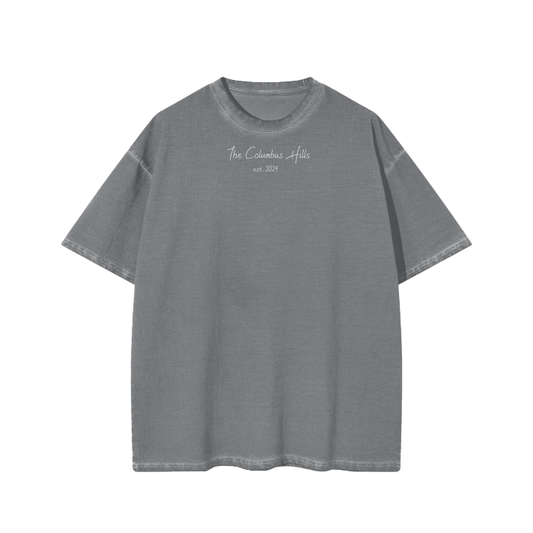 Dirty Wash EST 2024 “office slate” T-Shirt - 260 GSM