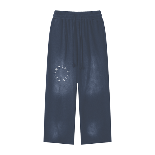 Effortless Athleisure Pure Cotton Handcrafted “oceanic blur”